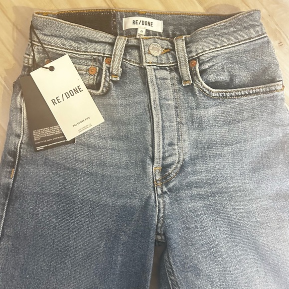Re/Done Redone High Rise Jeans NWT Size 23 - Picture 7 of 7